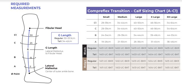 Sigvaris Compreflex Calf (w/Liner Options)