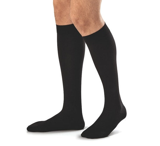 Jobst for Men Closed Toe Knee High Ribbed Compression Socks