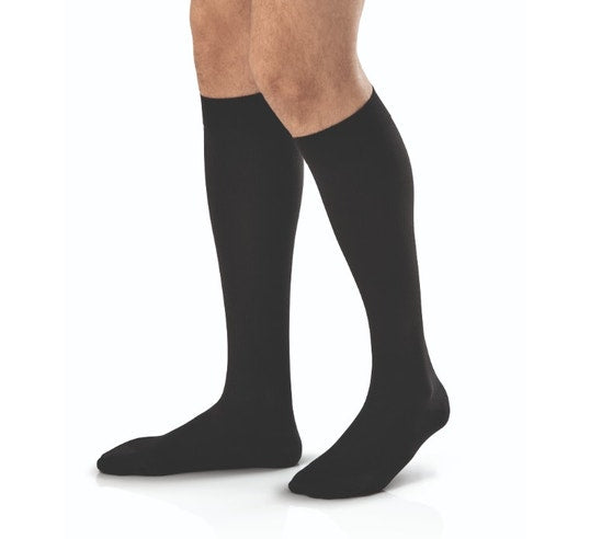 Jobst for Men Closed Toe Knee High Ribbed Compression Socks
