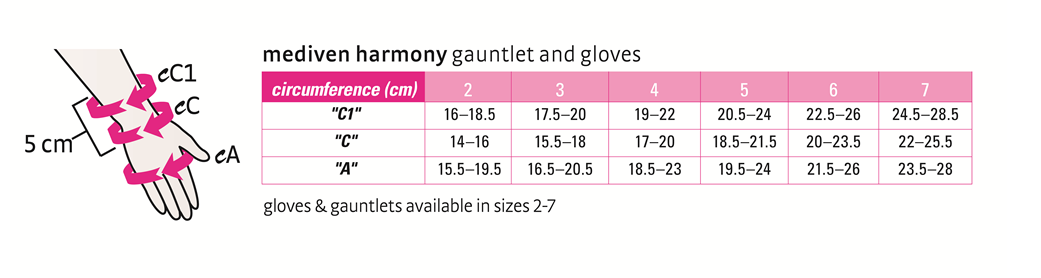 Medi  - Mediven harmony seamless 20-30 mmHg glove