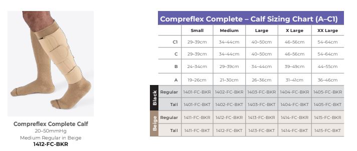 Sigvaris  Compreflex Calf (w/Liner Options)