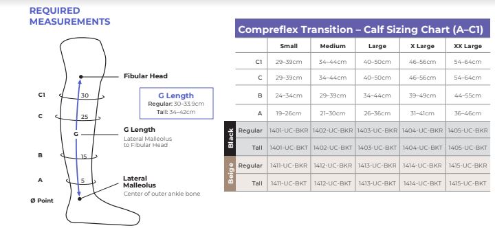 Sigvaris  Compreflex Calf (w/Liner Options)