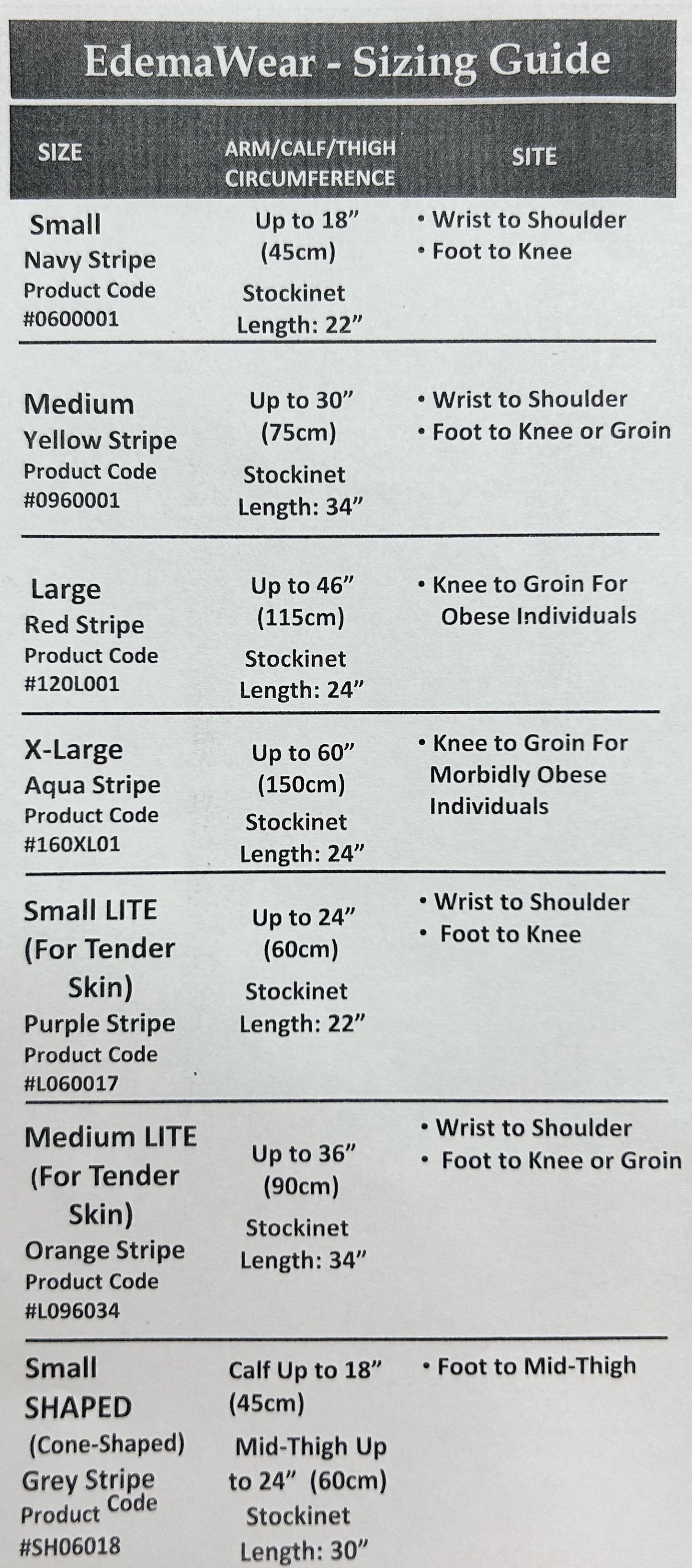 Edema Wear Open-Toe Stockinets